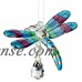 Woodstock Chimes Rainbow Maker Fantasy Glass Dragonfly Suncatcher, Spring Pastels   